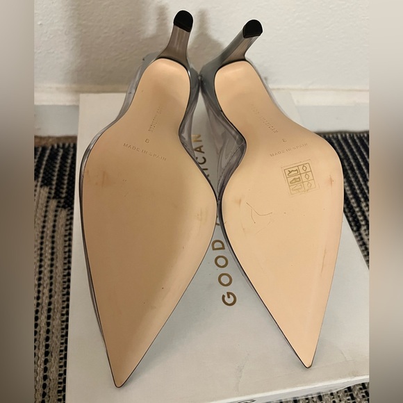 New In Box Good American Glass Cinder-F*cking-Rella Pump - Picture 12 of 14